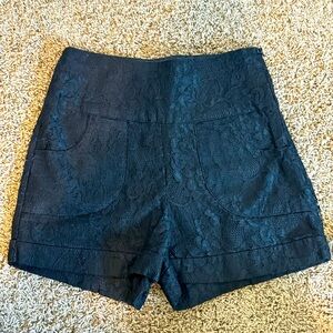 5/$25 Bundle. San Souci Lace cotton hi-rise shorts